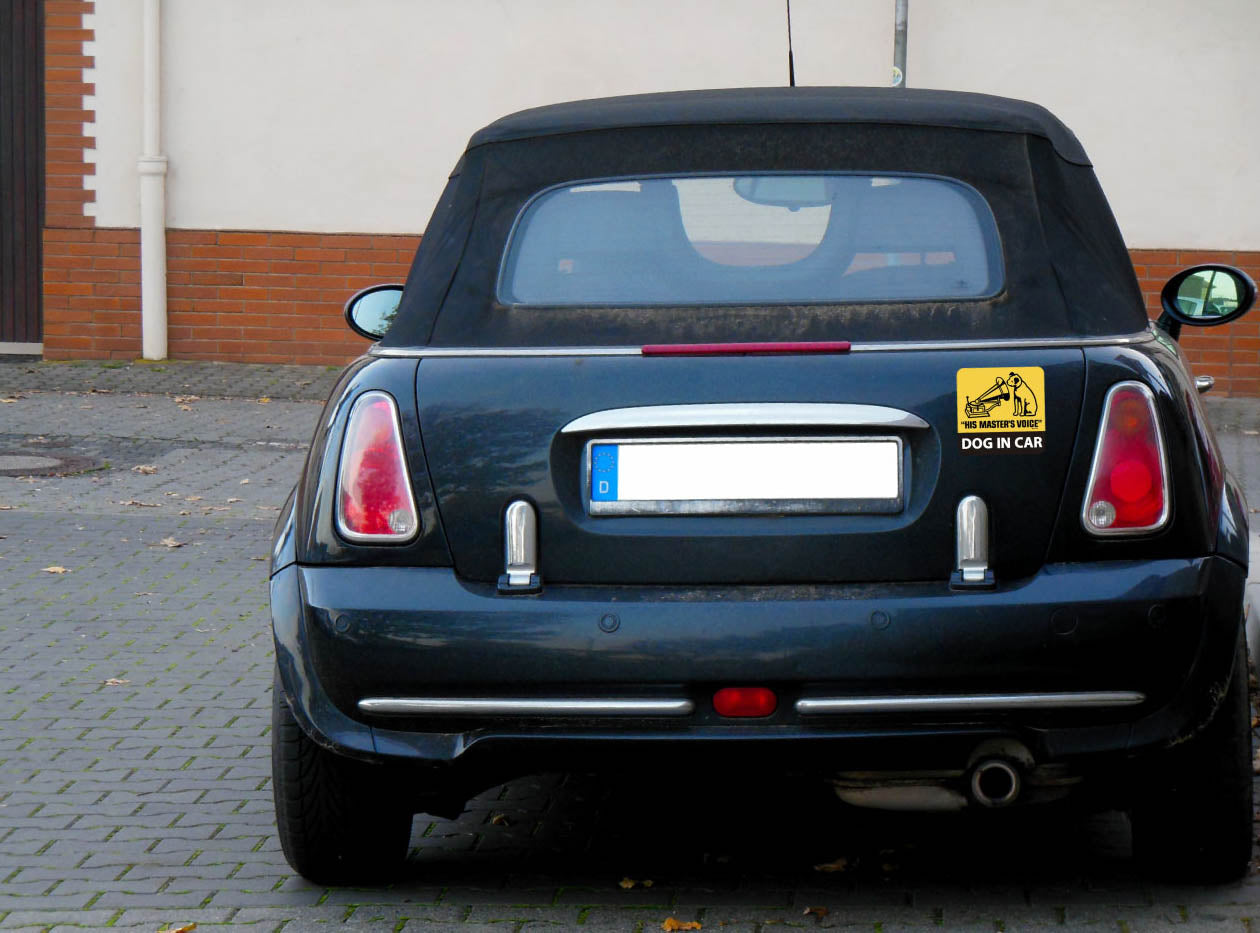 ビクター ニッパー DOG IN CAR ステッカー