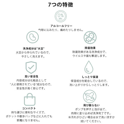 泡で簡単！犬 猫 肉球レスキュー 30mL 大豆の力で肉球 ケア 保湿 洗浄 なめても安全